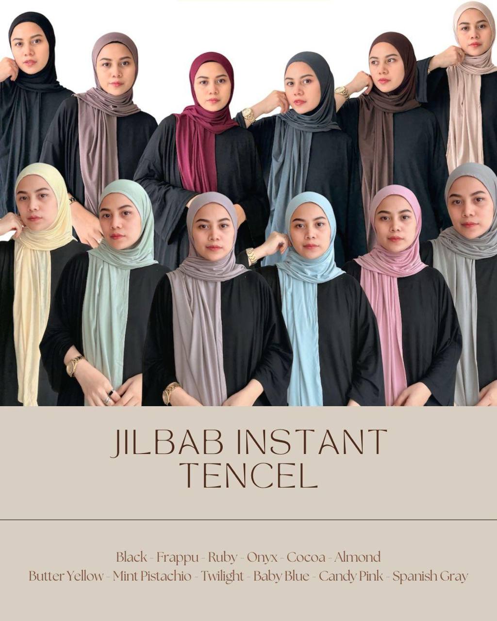 Jilbab Tencel Large