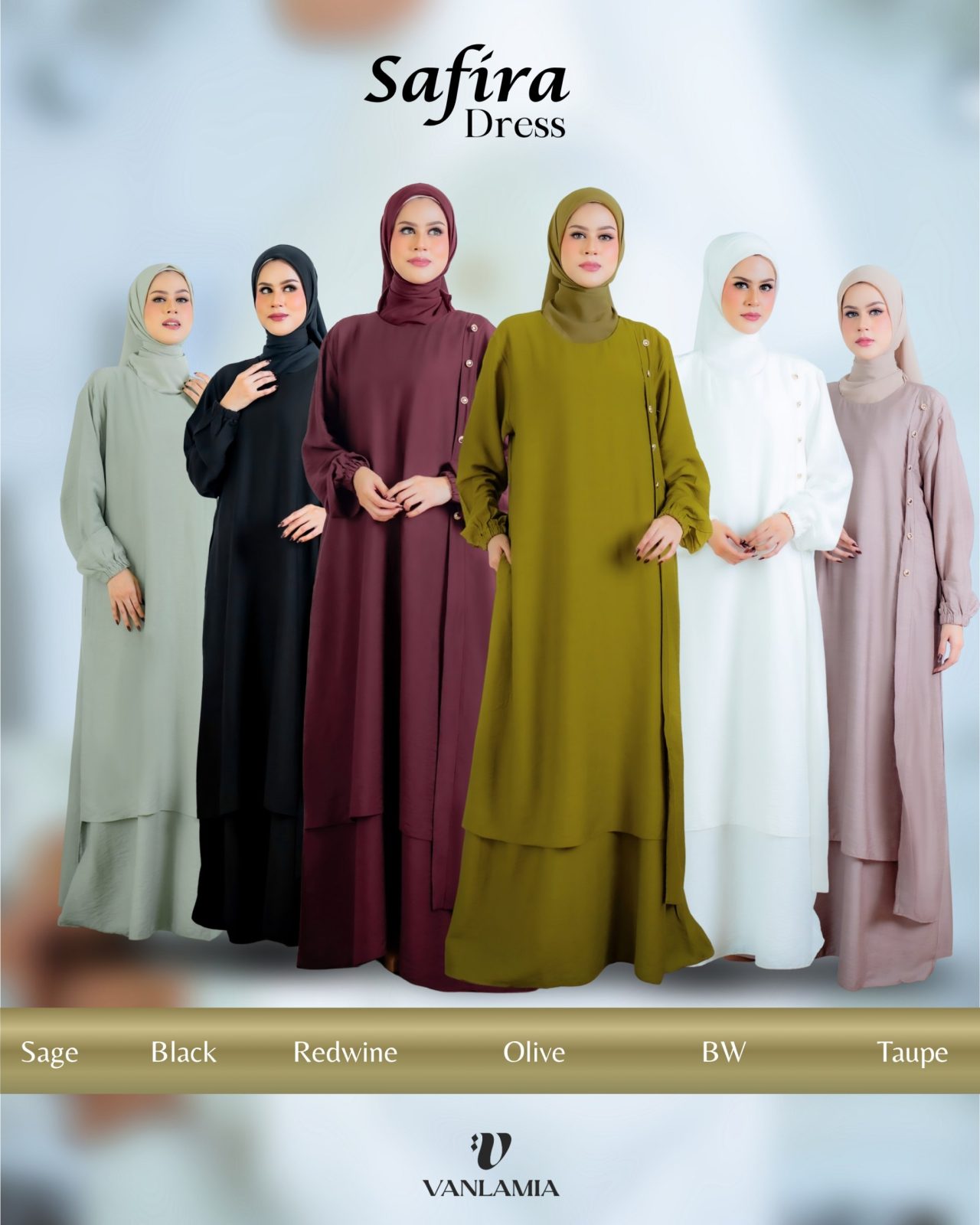 Safira Dress By Vanlamia