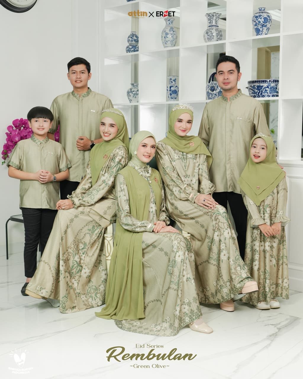 Rembulan Famset Golden Olive By At-Tin Batch 2